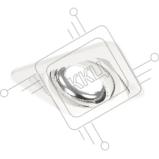 Комплект встраиваемого поворотного светильника Ambrella light XC7658002 SWH/PSL белый песок/серебро полированное MR16 GU5.3 (C7658, N7022)