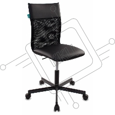 Кресло Бюрократ CH-1399/BLACK спинка сетка черный искусственная кожа крестовина металл