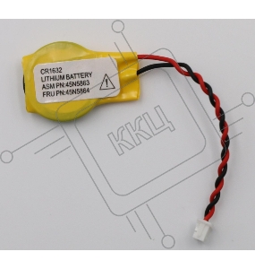 Батарейка CMOS CR1632 с коннектором