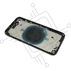Задняя крышка (стекло) в сборе со стеклом камеры для Apple iPhone SE2, iPhone SE3 черная