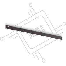 Трековый светильник GL2330 BK черный IP20 30W 3CCT 3000-6400K 48V 600*10*37