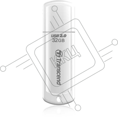 Флеш Диск Transcend 32Gb Jetflash 370 TS32GJF370 USB2.0 белый