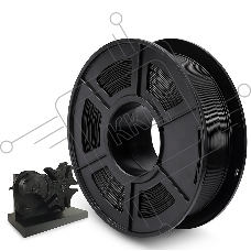 Филамент NVPRINT PLA  Black для 3D печати диаметр 1.75мм  длина 330 метров  масса 1 кг