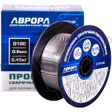Проволока свар. Aurora E71T-GS D0.8мм 450гр (39776)