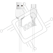 Кабель USB 2.0 hoco X13, AM/Type-C M, белый, 1м