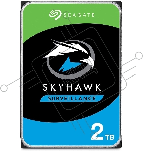 Жесткий диск  Seagate 2TB ST2000VX017 SATA-III Surveillance Skyhawk (5400rpm) 256Mb 3.5
