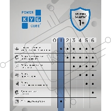 Удл. PC 0,5м, 2р с/з, с вык.16А, 3USB, бел. кв SPG5-A4