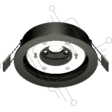 Корпус светильника C8051 SBK черный песок D110*H40mm Out2mm GX53