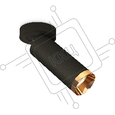 Светильник Ambrella Light XM6343204 SBK/PYG черный песок/золото желтое полированное MR16 GU5.3 (A2229, C6343, N6134)