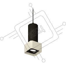 Светильник Ambrella Light XP7834003 SGR/SBK/FR серый песок/черный песок/белый матовый MR16 GU5.3