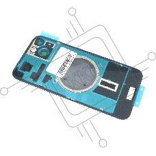 Задняя крышка (стекло) для iPhone 15 Plus (A3094) в сборе со стеклом камеры розовая