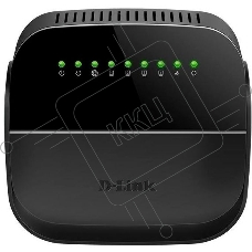 Роутер беспроводной D-Link DSL-2640U/R1A ADSL2+ черный ANNEX B