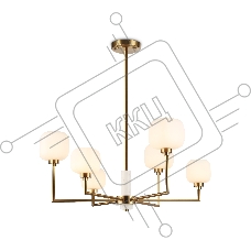 Люстра Ambrella light LH53015/6 BS/FR латунь/белый матовый G9*6 max 40W D690*680