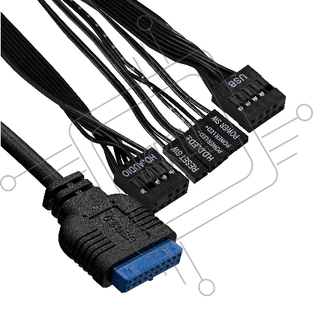 Корпус Desktop ExeGate MI-301U-300 (mATX/mini-ITX, 1U-F300S 4см, 1*USB+1*USB3.0, аудио, черный)