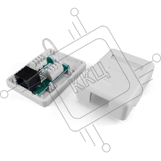 Розетка компьютерная Hyperline SB1-1-8P8C-C6-WH RJ-45(8P8C), категория 6, одинарная, внешняя, Dual IDC