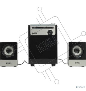 Колонки SVEN MS-110 черный {Воспроизведение музыки с USB flash и SD card памяти}