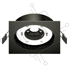 Корпус светильника C8062 SBK черный песок 110*110*H40mm Out2mm GX53