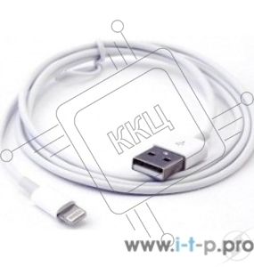 Кабель USB Cablexpert CC-USB-AP2MWP AM/Apple, для iPhone5/6 Lightning, 1м, белый, пакет