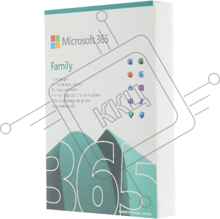 Офисное приложение Microsoft 365 Family Subscr 1YR Medialess P8 (6GQ-01556)