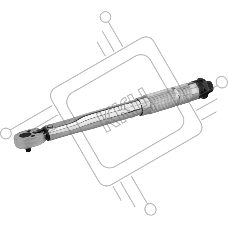 Ключ динамометрический Rexant 1/4