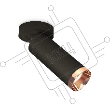 Светильник Ambrella Light XM6343205 SBK/PPG черный песок/золото розовое полированное MR16 GU5.3 (A2229, C6343, N6135)