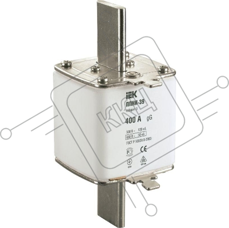 Вставка плавкая ППНИ-39 400А габарит 3 ИЭК DPP50-400