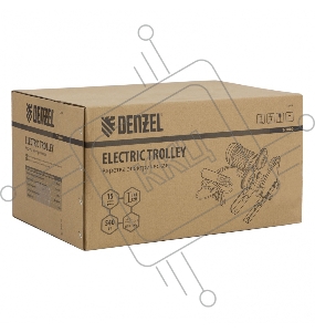 Каретка DENZEL T-1000  электрическая для тельфера 1т 540Вт