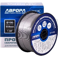 Проволока свар. Aurora E71T-GS D0.8мм 1000гр (39777)