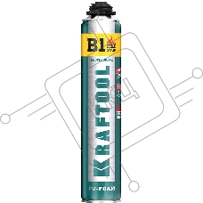 Пена монтажная KRAFTOOL KRAFTFLEX PREMIUM PRO B1 профессиональная, монтажная, пистолетная, всесезонная, 750 мл [41186_z01]