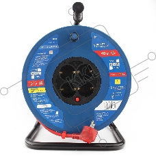 Удл. на пласт. катушке “Power Cube” IP20 16А 40м ПВС 3*1,5мм2 4 роз. с/з