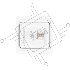 Розетка компьютерная 1-м СП Валери бел. UNIVersal В0035