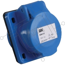 Розетка СП 16А 220В 2P+E ССИ-413 IP44 ИЭК PSR41-016-3
