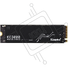 Накопитель SSD Kingston 512Gb M.2 KC3000 <SKC3000S/512G> (PCI-E 4.0 x4, up to 7000/3900Mbs, 3D TLC, NVMe, 400TBW, Phison E18, 22х80mm, LP heatsink)