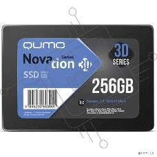 Накопитель SSD QUMO Novation 3D, 256Gb, SATA III, 2.5