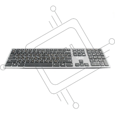 Клавиатура Gembird KBW-1 беспроводная, USB, серебристый