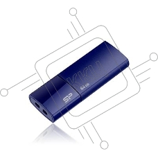 Флешка USB 64 Gb, Silicon Power Ultima U05, USB 2.0, синий