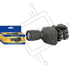 Фонарь налобный LED 5354 (1Вт LED ZOOM 3 режима; 3хR03 сер.) Ultraflash 11549