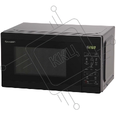 Микроволновая печь Sharp R2800RK черный, 20 л, 800 Вт, переключатели - сенсор