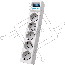 Сетевой фильтр ZIS PILOT Surge protector Pilot SG5 5 outlets (GP), 10A / 2.2kVt, automatic circuit-breaker, 5 m