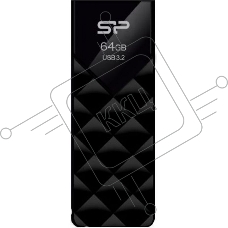 Флешка USB 64Gb Silicon Power Blaze B03, USB 3.2, черный