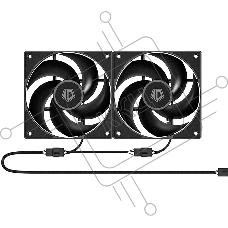 Корпус Case ID-Cooling FLOW 500 AIR Black mATX/win TG/2 fans/Gen2 Type C/CPU180mm/ GPU 403mm/no PSU