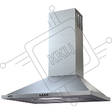 Вытяжка Krona BELLA 600 INOX PB кухоннаяПроизводительность 550 м3/ч , новая шлифовка нержавеющей стали , кнопочное управление , 3 скорости, подсветка , угольный фильтр - тип К5 ( доп. опция) не входит в комплект