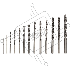 Набор сверл по металлу (HSS) диаметр 1.5-6.5 мм (13 шт.) Kranz