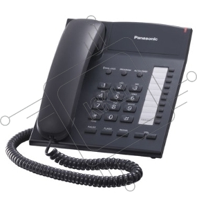 Телефон Panasonic KX-TS2382RUB (черный) {индикатор вызова,повторный набор последнего номера,4 уровня громкости звонка}