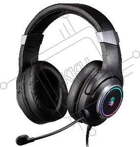 Наушники с микрофоном A4Tech Bloody G350 черный 2м мониторные USB оголовье (G350 USB/ BLACK)
