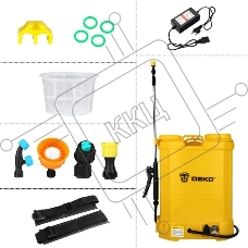 Опрыскиватель Deko DKSP10 16л желтый (065-0954)