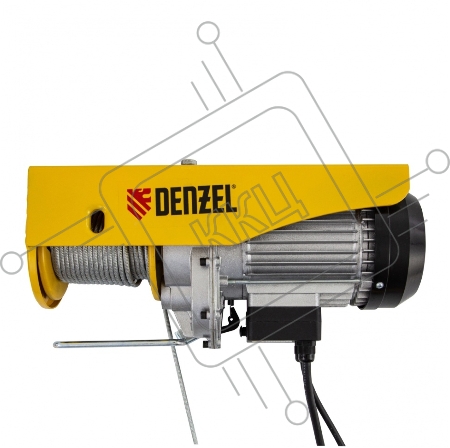 Тельфер электрический TF-800, 0,8 т, 1300 Вт, высота 12 м, 8 м/мин// Denzel