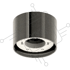 Корпус светильника C8115 DCH черый хром D85*H60mm GX53