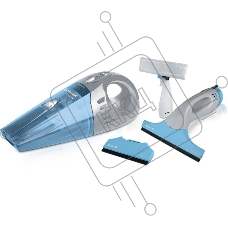 Пылесос ручной Vitek VT-1811 B голубой, 60 Вт, уборка сухая, пылесборник контейнер 0.5 л