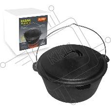 Казан MALLONY KС-31 д.31см (985047) (Казан чугунный KС-31, диам. 31 см, объем 6 л.)